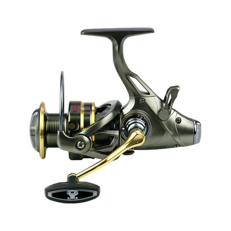 2024 New 20KG Towing Ahead/Post Double Brake Smooth Casting Reel High Speed Sea Bass Fishing Reel Gear Ratio 5.5:1 Left/Right Hand Fishing Gear