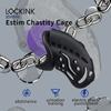Intelligence Chastity Cage Men 9 Electric Shock SM Conditioning Abstinence Plastic Penis Lock Urethral Blockage Remote Control