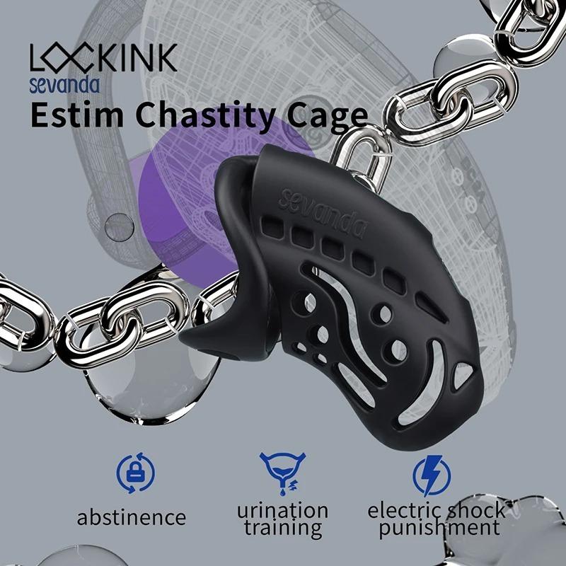 Intelligence Chastity Cage Men 9 Electric Shock SM Conditioning Abstinence Plastic Penis Lock Urethral Blockage Remote Control