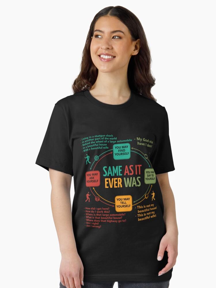 Talking Heads Talking Heads Once In A Lifetime Circular Flowchart Essential T-Shirt