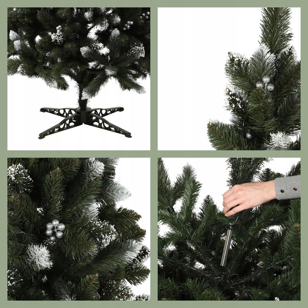 KADAX Artificial Christmas Tree Diamond Pine 220 Cm Beautiful