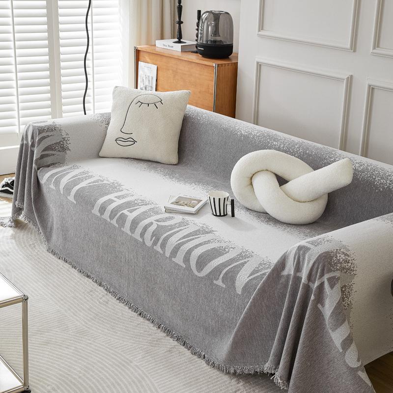 Скандинавский чехол для дивана, универсальная ткань для дивана Four Seasons, полностью покрытый чехол для дивана большого размера, не царапающийся, чехол