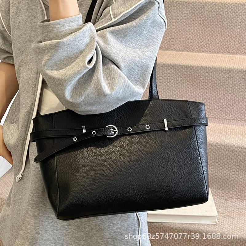 Premium Sense Large-capacity Bag Women's 2025 New Spring and Summer Commuting Versatile Shoulder Bag Fashionable Portable Tote Bag