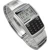 Casio CASIO DATA BANK Цифровые часы DBC-32D-1A Мужские Серебристый Металлический Ремешок Модель для Зарубежного Рынка [Параллельный Импорт]