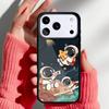 Милый чехол-астронавт с галактикой для iPhone 17 16 15 14 13 Pro Max Задняя крышка для 12 11 Pro Coque