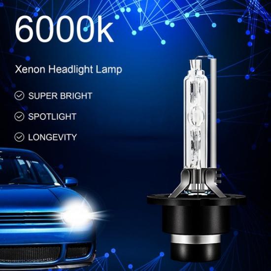 2X 6000K Diamond White HID Xenon Headlight Bulb For Acura TSX 2004-2014 Low Beam