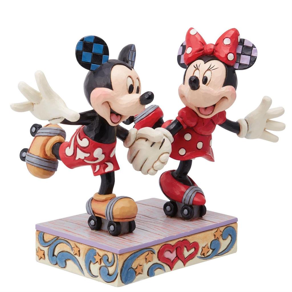 Enesco Mickey Minnie Roller Skates Size X X 14cm DTR6014315 Statue/Figure ``DISNEY TRADITIONS'' & 10.5 18.5