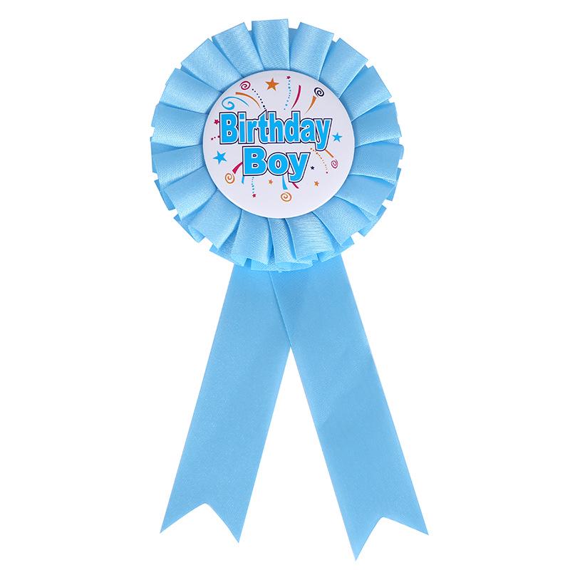 Значки именинницы и именинника для вечеринки