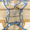 Used Hermes scarf "La Royale" Carre 90
