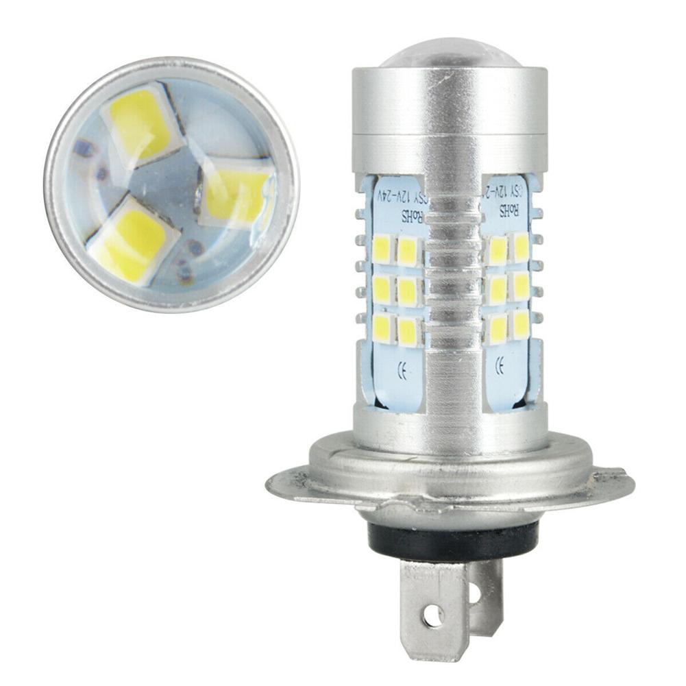 2Pcs H7 LED Bulbs Headlight H4 H8 H9 H11 Car Fog Light 9005 Hb3 9006 Hb4 High/Low Beam Super Bright DRL Lamp 6000K White 12V