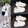 Белые туфли женские новые толстые универсальные дышащие туфли весна и осень женские легкие туфли для тренировок женская обувь