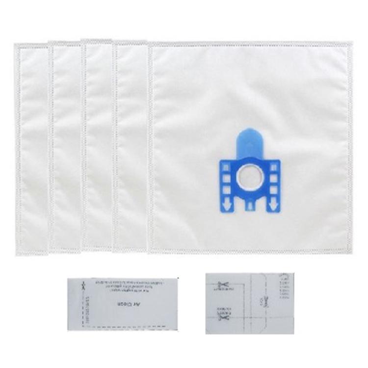 For Miele GN Series S8310/S8390/S2121 Vacuum Cleaner 1 Pair Filter Cotton with 5 Dust Bags