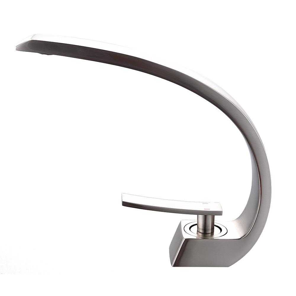 BAKALA Washbasin Design Bathroom Faucet Mixer Waterfall Hot and Cold Water Taps For Basin Of Bathroom F6101-1