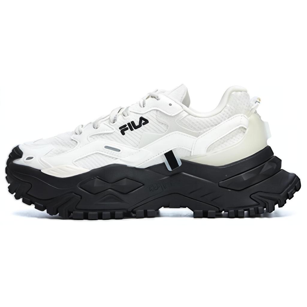 Fila Fusion Bianco Твердые конфеты Удобные Универсальные Низкие Повседневные Кроссовки Женские Белые T12W321301SSW