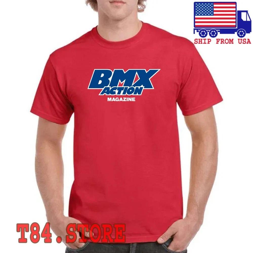 BMX Action Magazine Men's Red Size S to 5XL