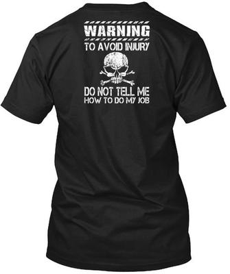 DIESEL FITTER WARNING T-Shirt Made In the USA Size S To 5XL Unisex T-Shirt