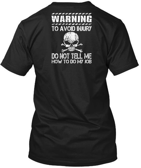 DIESEL FITTER WARNING T-Shirt Made in the USA Size S to 5XL Unisex T-Shirt