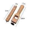 Adjustable Wooden Leather Strap Cutter - DIY Handmade Leather Goods Tool