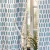 Middle East Small Fresh Cotton And Linen Fringed Bedroom Living Room Non-Punching Bay Window Blackout Half Curtain Finished Curtain