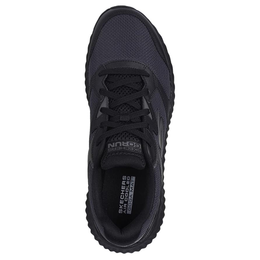 Skechers Мужские Удобные Модные Универсальные Низкие Беговые Кроссовки Мужские кроссовки Черные 220383-BKCC