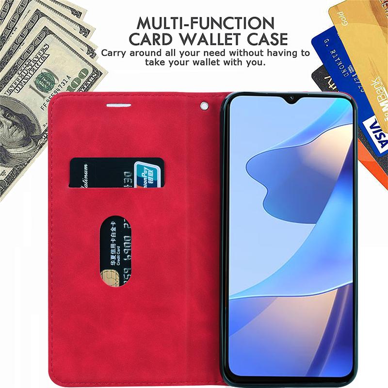Flip Wallet Leather Book Case For OPPO Realme C35 C31 C21 C25 C25Y C17 C15 C11 6 5 A16 A36 A52 A72 A73 A74 A92 A92S A93 A94 A96 A76 A54 5G Cover