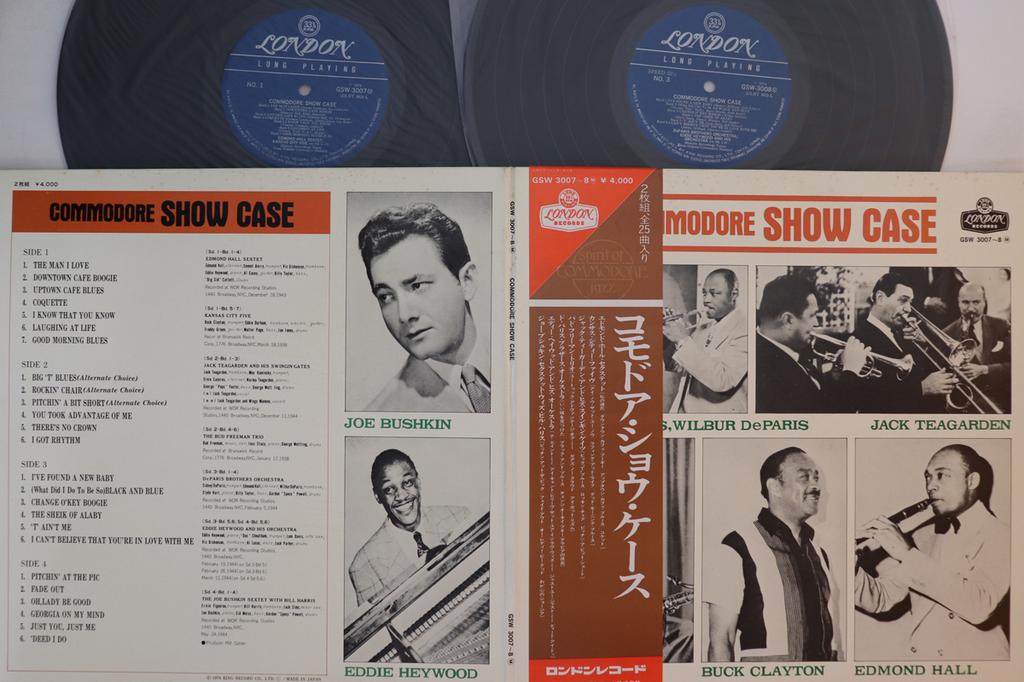 LP Record VARIOUS - Commodore Show Case GSW30078 LONDON Japan Obi Jazz Used