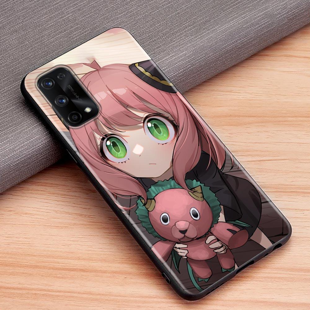 Чехол для телефона SPYx FAMILY Ania для OPPO Realme C1 C2 C3i C21 C21Y C25s C15 C11 C12 C20 XT GT GT2 X50 5G Narzo Pro, черный мягкий чехол