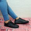 Женские мужские кроссовки U.S.Polo Franco Black Flat Sole Sneaker