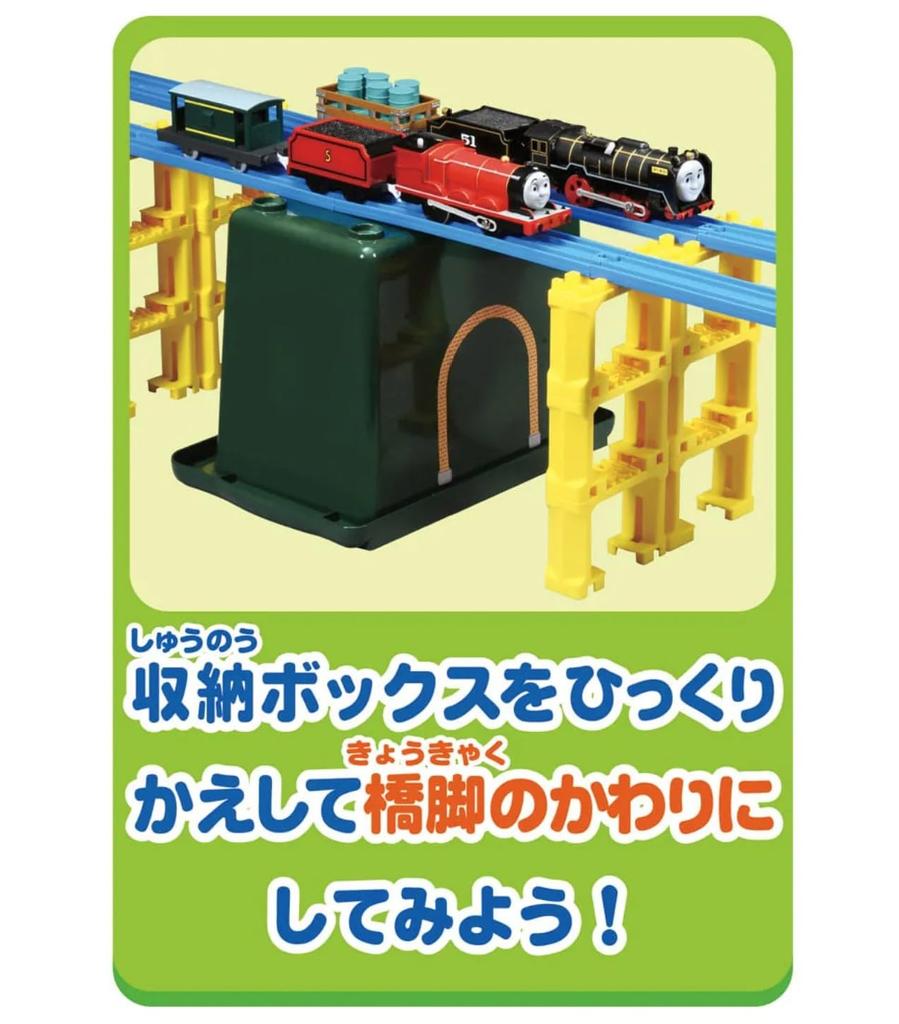 TAKARA TOMY Паровозик Томас Складной паровозик Томас Игрушка для детей от 3 лет и старше Соответствует стандартам безопасности игрушек Сертификация ST Mark PLARAIL