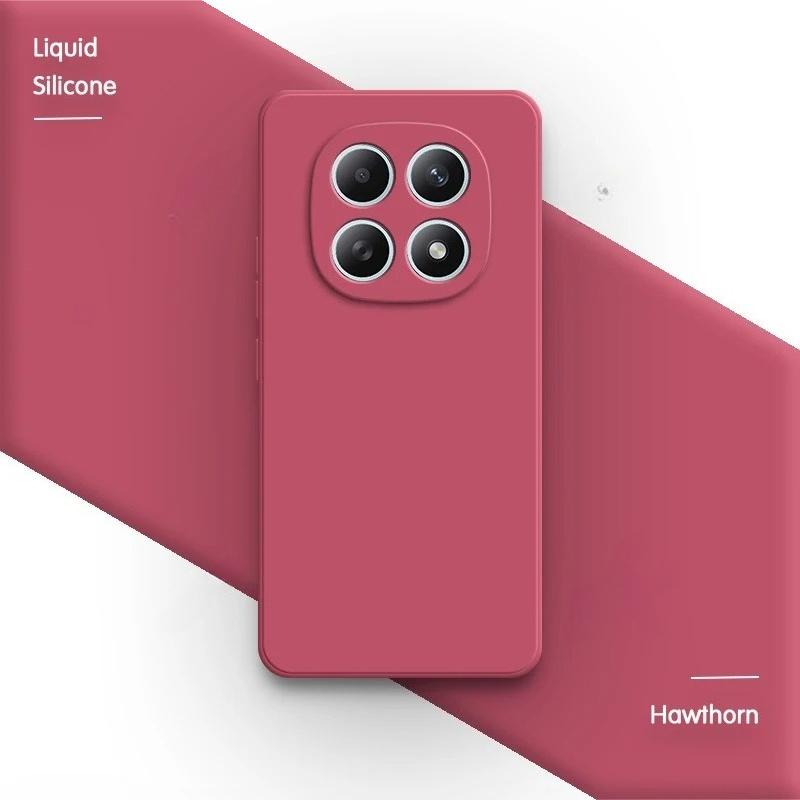 Модный Чехол из Жидкого Силикона с Ощущением Кожи для Xiaomi Poco M8 Pro M7 X8 Pro Max X7 X6 F8 Ultra F7 Note 15 Pro Plus 4/5G
