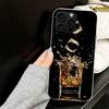 Кейс для iPhone 17 Air 16 16E 15 14 11 Pro Max с рисунком "Сигара Виски Лед" Мягкая Защитная Крышка для Телефона 12 13 Mini 7 SE 2020 8 Силикон Черный Ca