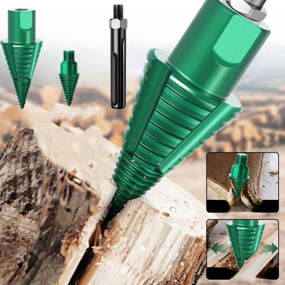 Round Shank Firewood Splitter Drill Bit Square Shank Woodworking Drill Bit Woodworking