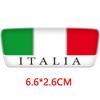 3D Светоотражающая наклейка на мотоцикл Флаг Италии Подходит для Ducati 959/969/V4 Aprilia RSV4 Benelli Vespa Водонепроницаемая Наклейка из эпоксидной смолы