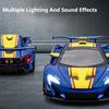 1/22 McLaren P1 GTR модель автомобиля игрушечный сплав литой спортивный автомобиль 3 двери могут быть открыты звук свет инерционный механизм модель украшения праздничный подарок