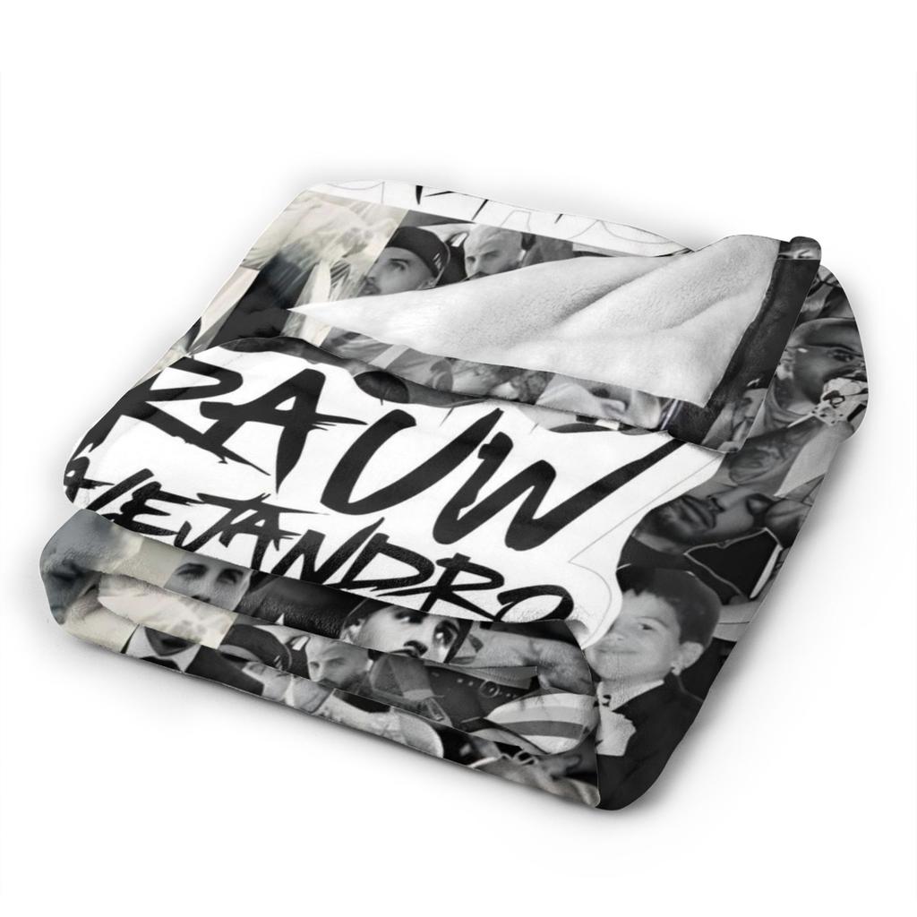 Rauw Alejandros Flannel Blanket Super Warm Throw Blanket for Couch Chair Travel Office Graphic Bedspread Sofa Bed Cover