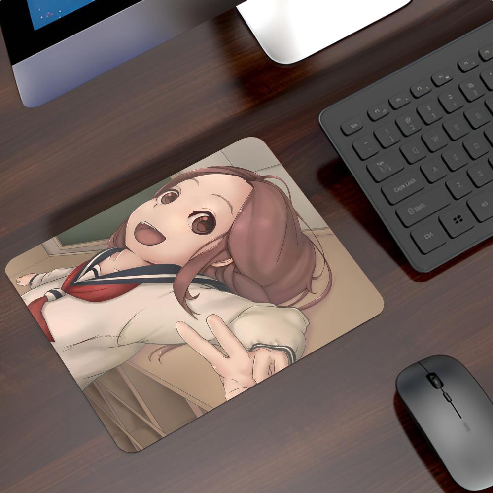 Takagi-san Коврик для мыши Игровые ноутбуки Маленькая подставка для запястья Принадлежности Настольные аксессуары Роскошные аксессуары для ноутбуков