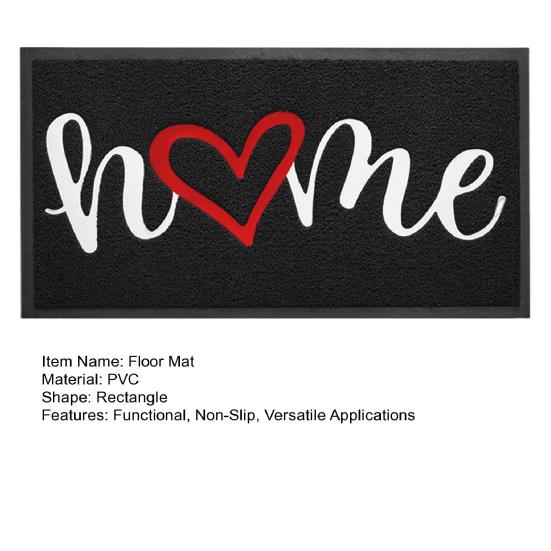 Entrance Floor Mat Hello Print Non-Slip Rug Washable Mud Scrubber Doormat for Home Front Door Entryway Laundry Bedroom