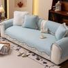 New Pure Cotton Fabric Irregular Sofa Cushion Four Seasons Universal Non-Slip French Cream Wind Seat Cushion Cover Cloth Towel