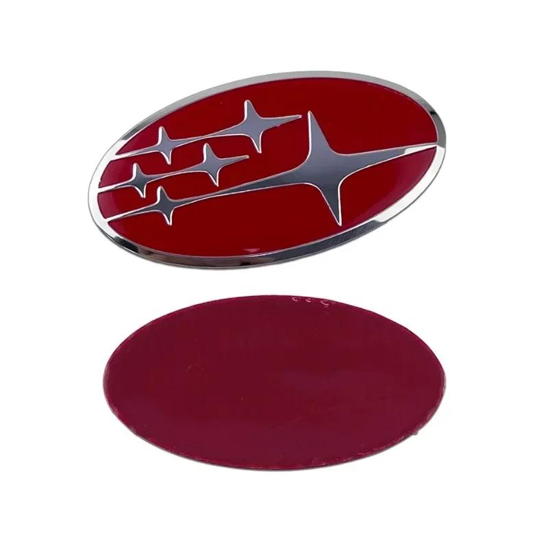 58x29mm Car Steering Wheel Logo Sticker Decals for Subaru Emblem WRC ASCENT Forester Outback Impreza Legacy STI WRX BRZ Tribeca PP111