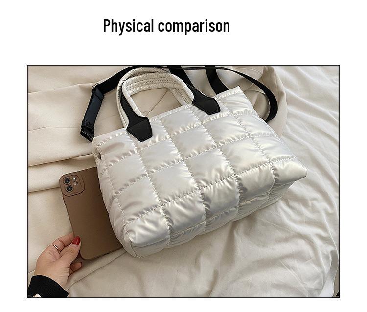 2025 Cotton Argyle Handbag – Large Capacity, Versatile Shoulder & Crossbody Women's Bag