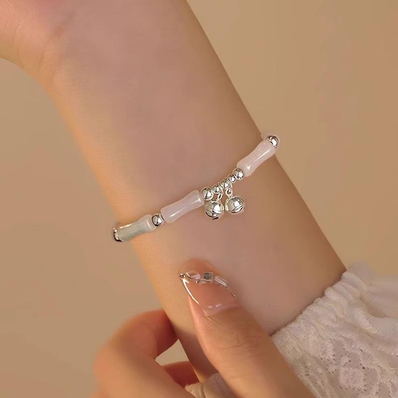 Бамбуковый браслет-колокольчик: Новый китайский стиль, легкая роскошь, ниша для девушек - Эксклюзивное предложение для новичков: Получите 3 за 0,01