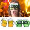 Beer Mug Glasses Funny Flexible Temples Spilled Beer Mug Design Cup Props Bottle Funny Glasses Party Supplies