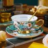 Керамическая кофейная чашка и блюдце из костяного фарфора Винтажный английский набор для послеполуденного чая подарочный набор свадебный подарок