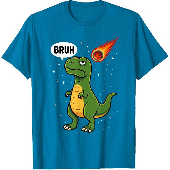 Cool Bruh Dinosaur T-Rex Men Women Kids Teens Funny T-Shirt