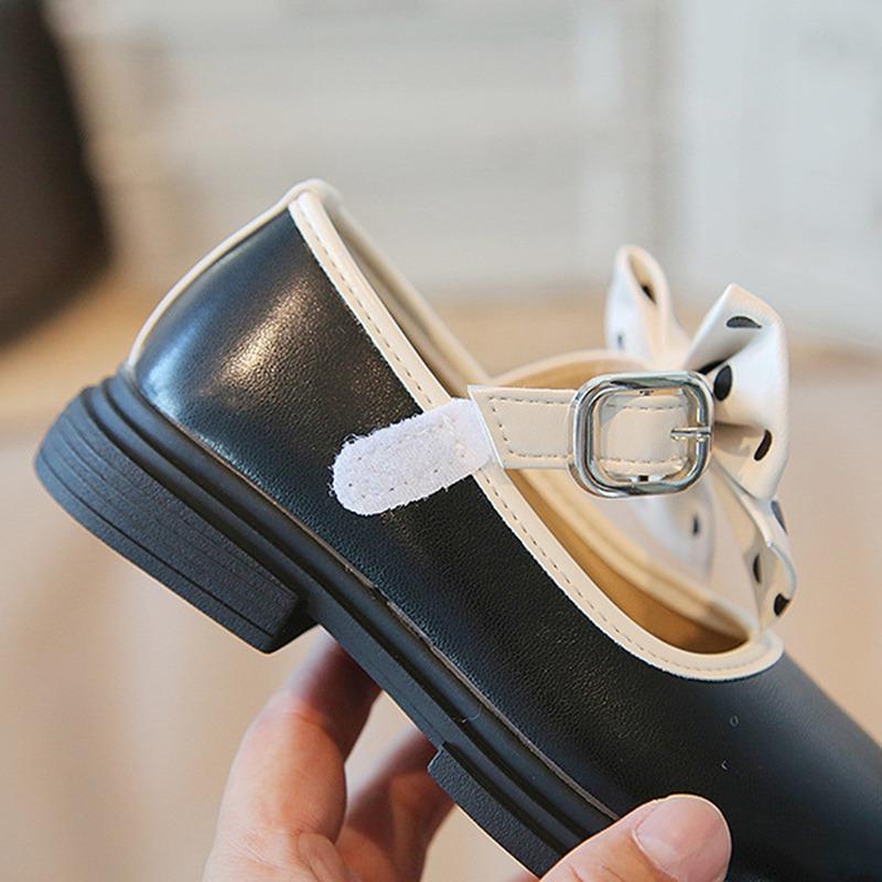 Детская обувь Детские одинарные туфли с милым бантиком