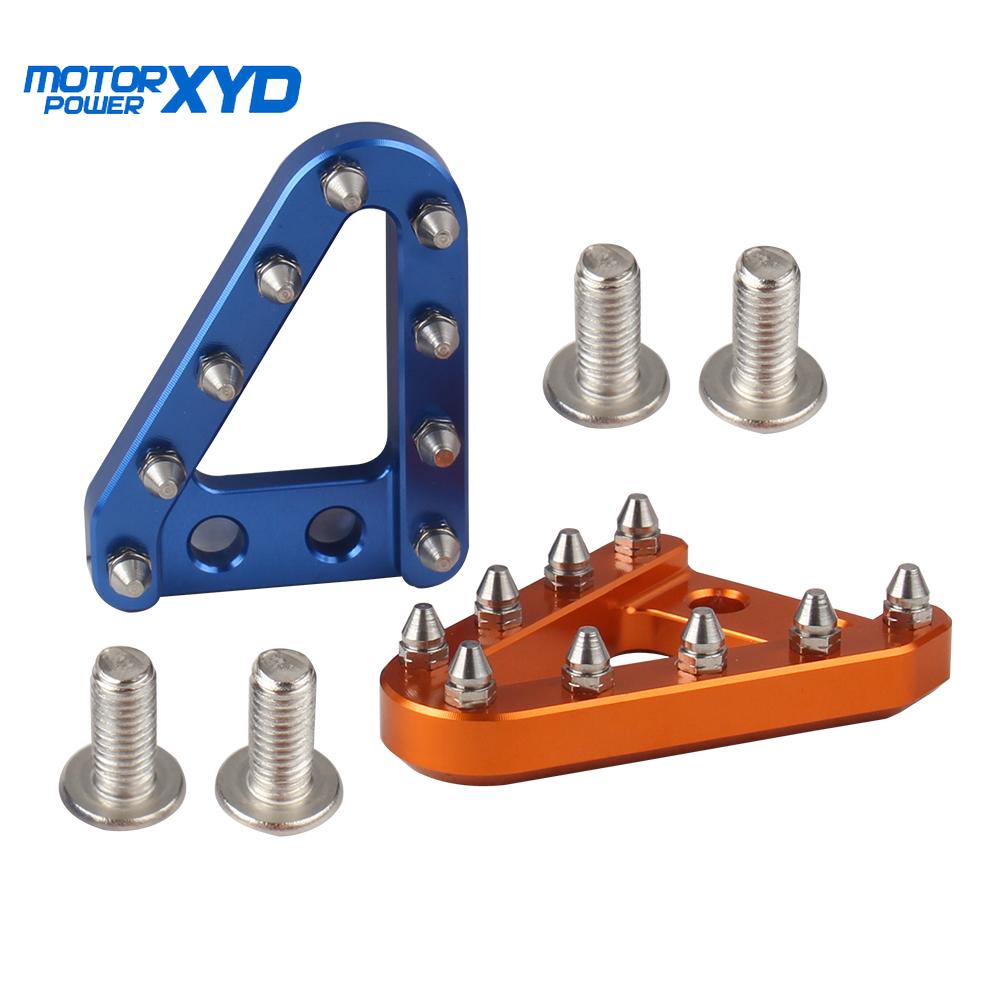 Motorcycle CNC Rear Brake Pedal Step Plate Tip For KTM SX SXF XC XCF XCW XCFW EXC EXCF For Husqvarna TC TE FC FE 125-530 2014