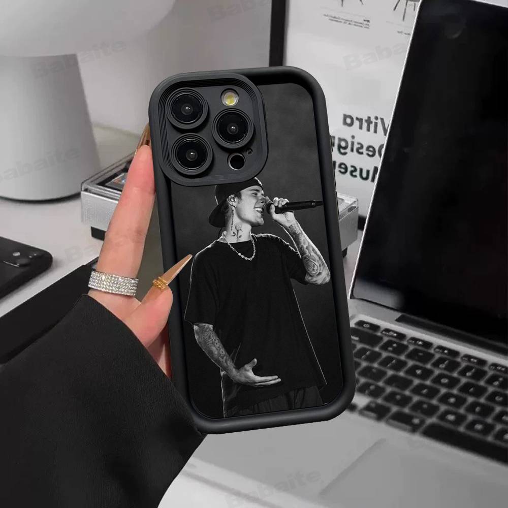 Чехол для телефона певца Джастина Бибера для iPhone 17 16 15 14 Plus 13 12 11 Pro Max Силиконовый чехол