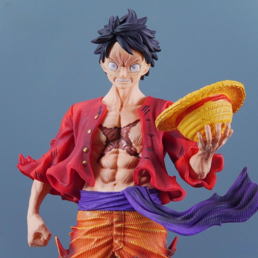 24 см/9,45 дюйма Аниме ONE PIECE Фигурка Обезьяна Д. Луффи Фигурки Действия ПВХ Статуя Настольное Украшение Коллекционная Модель Игрушки Подарки