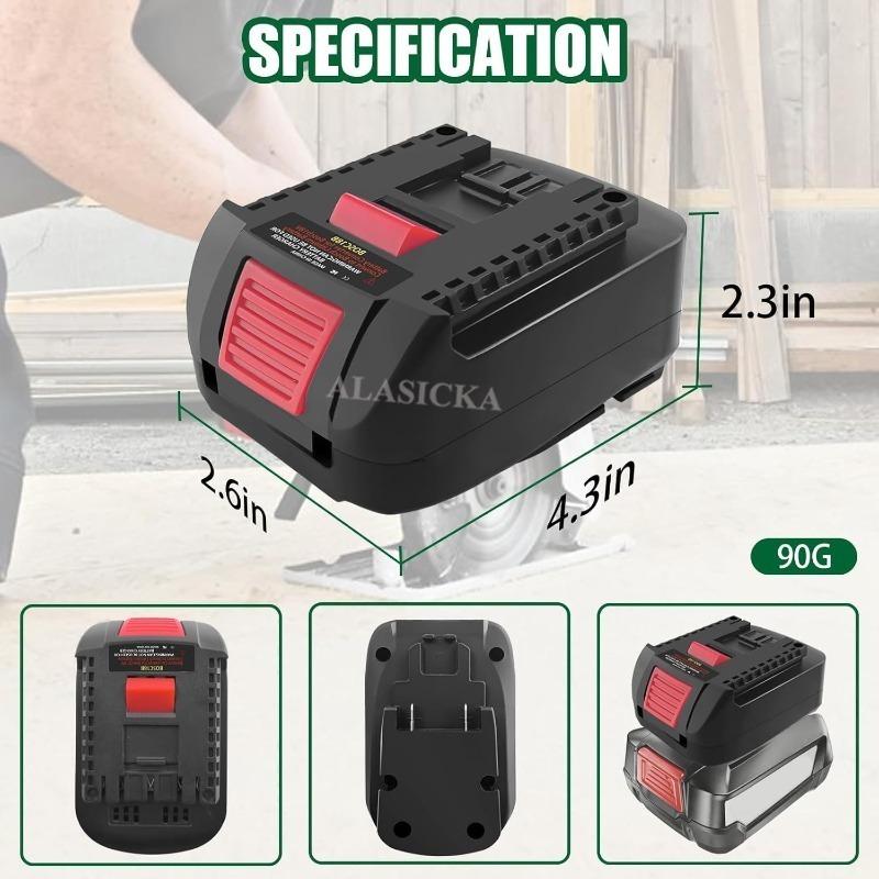 Переходник для аккумулятора Bosch 18V PBA BOSC18BS Адаптер аккумулятора Преобразование в для Bosch 18V Аккумулятор Работа для Bosch 18V GBA Электроинструменты