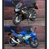1/12 Suzuki GSX250R литой под давлением мотоцикл модель игрушечная коллекция транспортных средств звук и свет внедорожный мотоцикл игрушки автомобиль